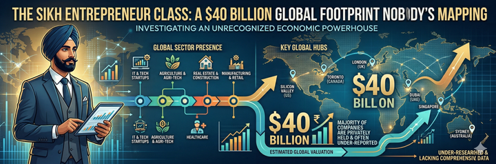 The Sikh Entrepreneur Class: A $40 Billion Global Footprint Nobody's Mapping