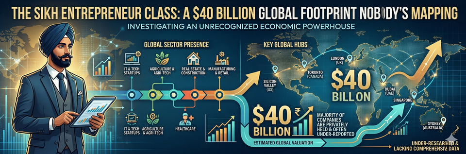 The Sikh Entrepreneur Class: A $40 Billion Global Footprint Nobody's Mapping